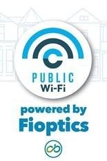 Public Wi-Fi powered by Fioptics logo