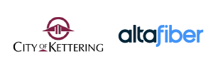 City of Kettering and altafiber logos